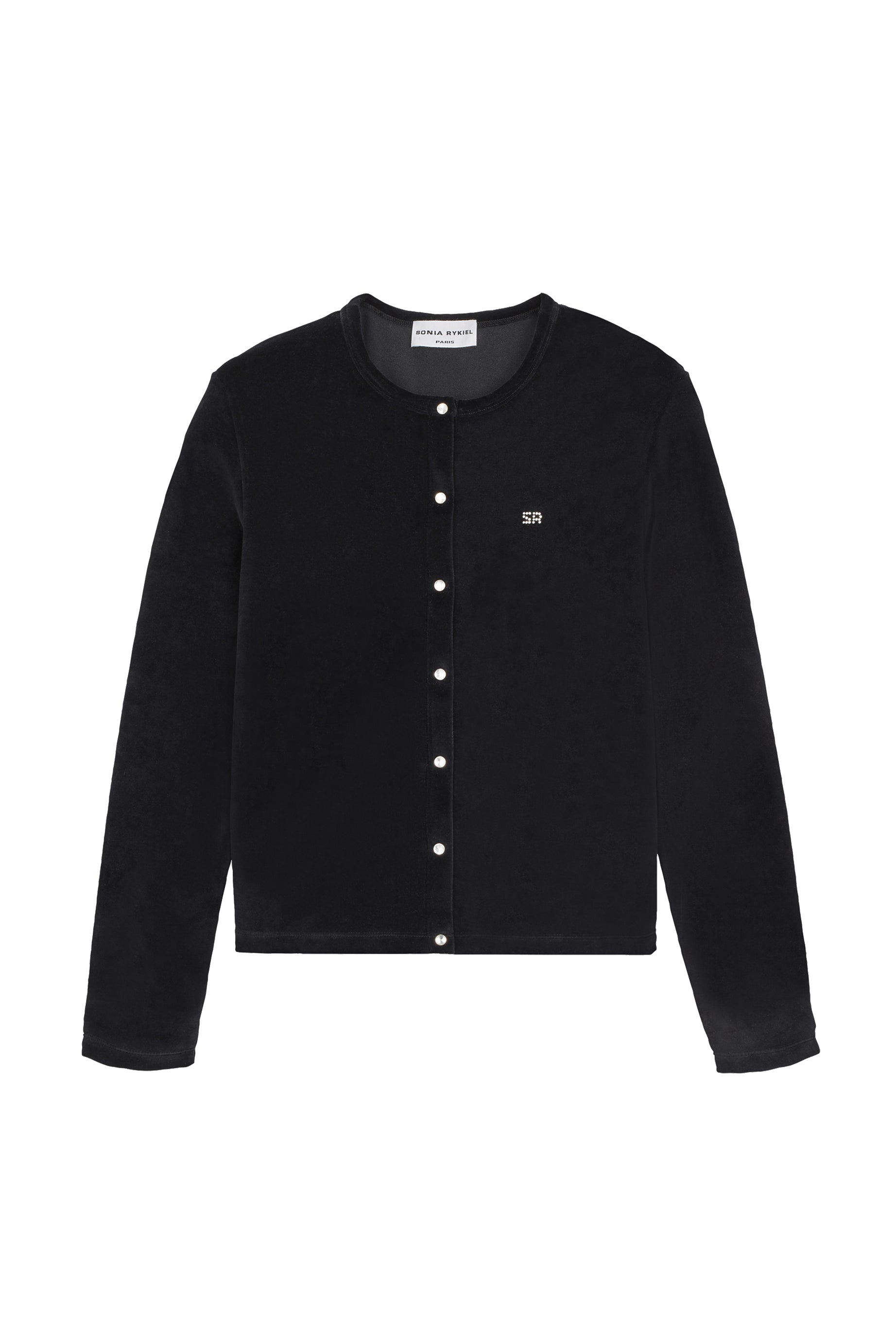 Cardigan velours - Noir