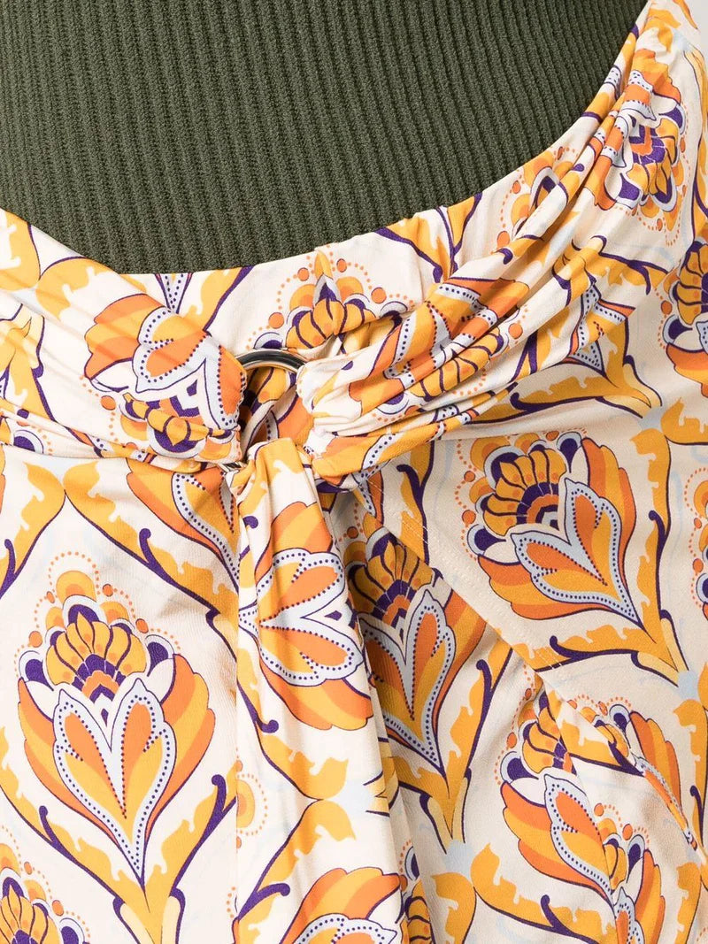 Jupe longue asymétrique - 70 S Tapestry