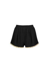 Short court contrasté - Light Gold & Black