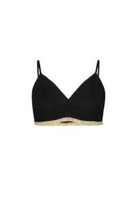 Soutien gorge à bord contrasté - Light Gold & Black