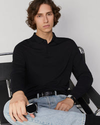 Pull polo en laine mérinos - Party Green