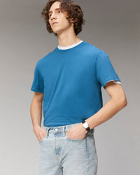 T-shirt oversize à col rond - White