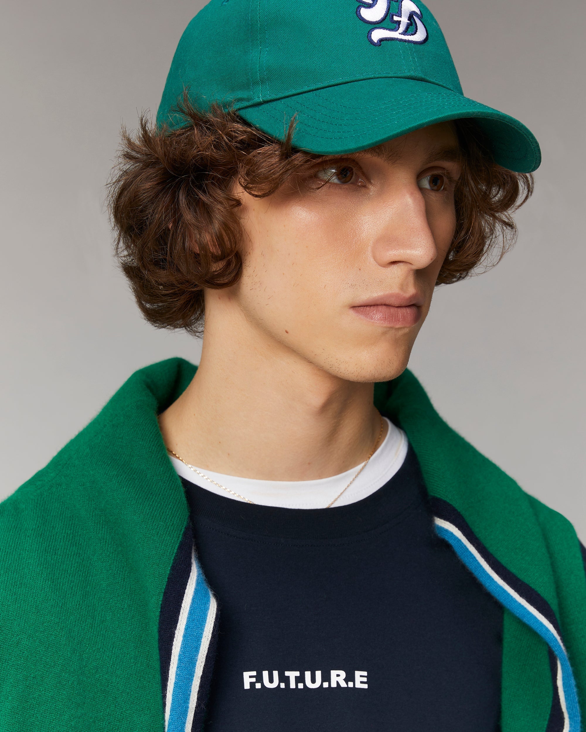 T-shirt à broderie f.u.t.u.r.e - Navy