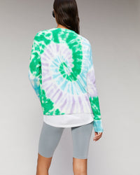 Pull Tie and dye multicolore From Future en cachemire - Tie & Dye Pink