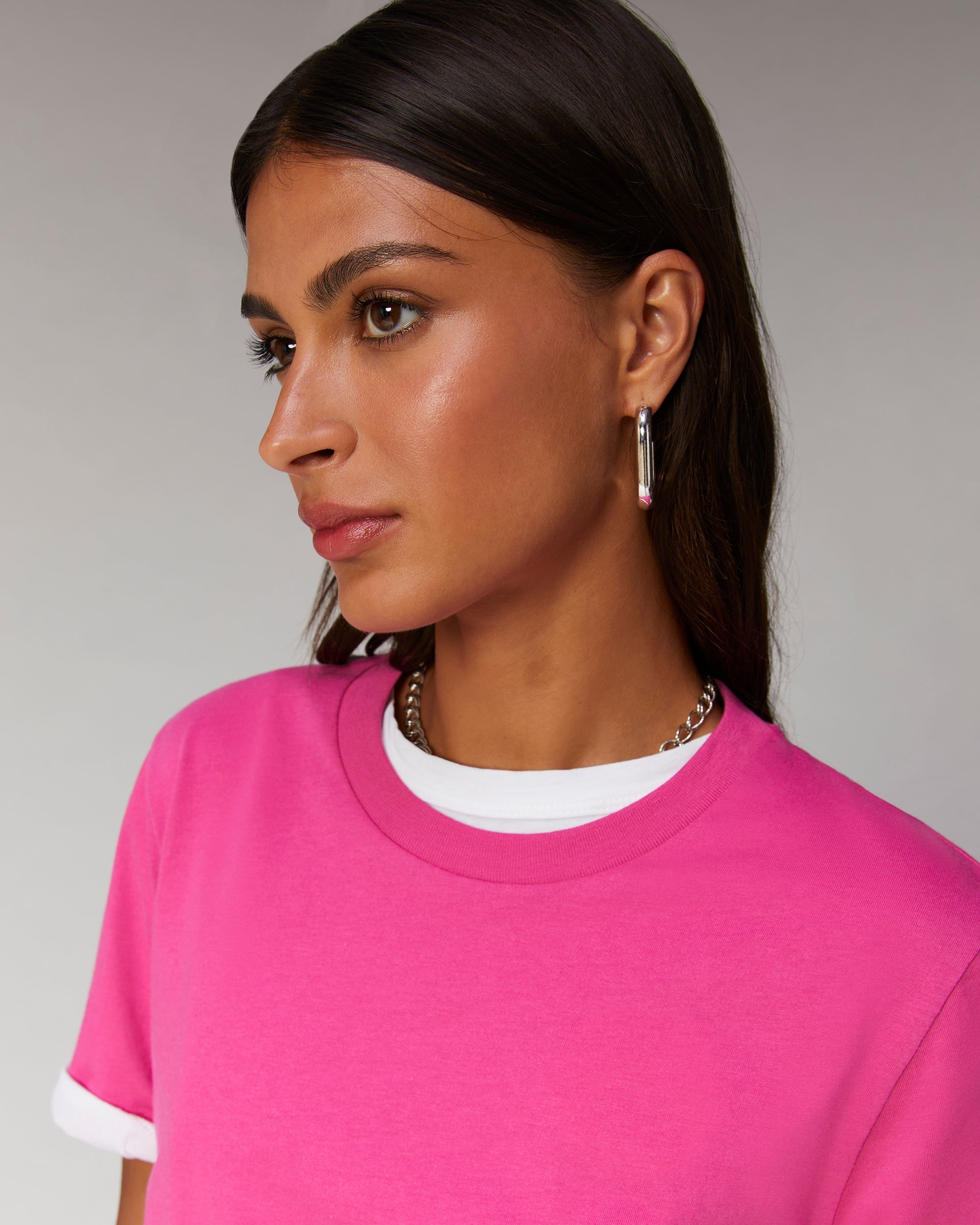 T-shirt Boyfriend à col rond - Lollipop