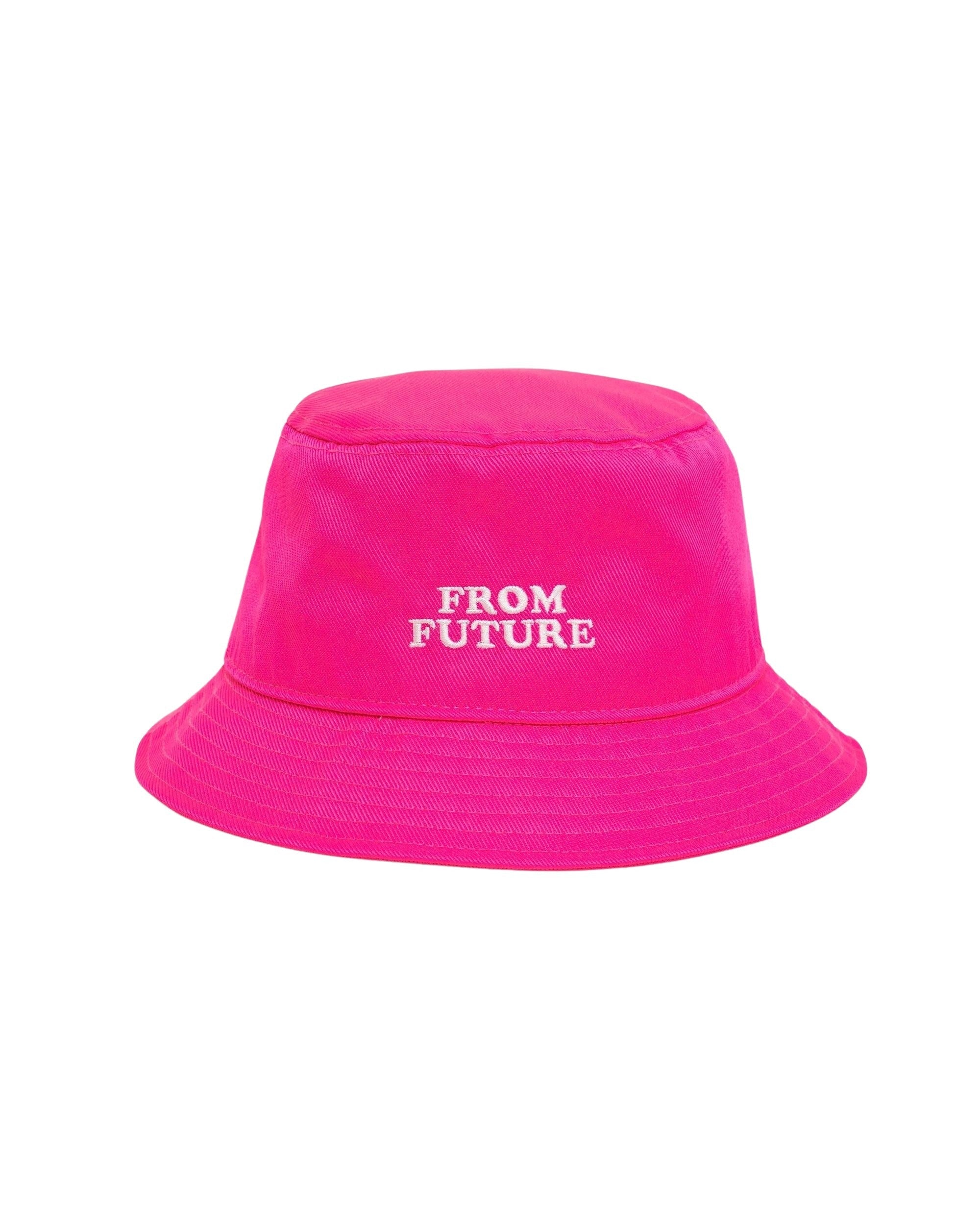 Bob à broderie - Neon Pink