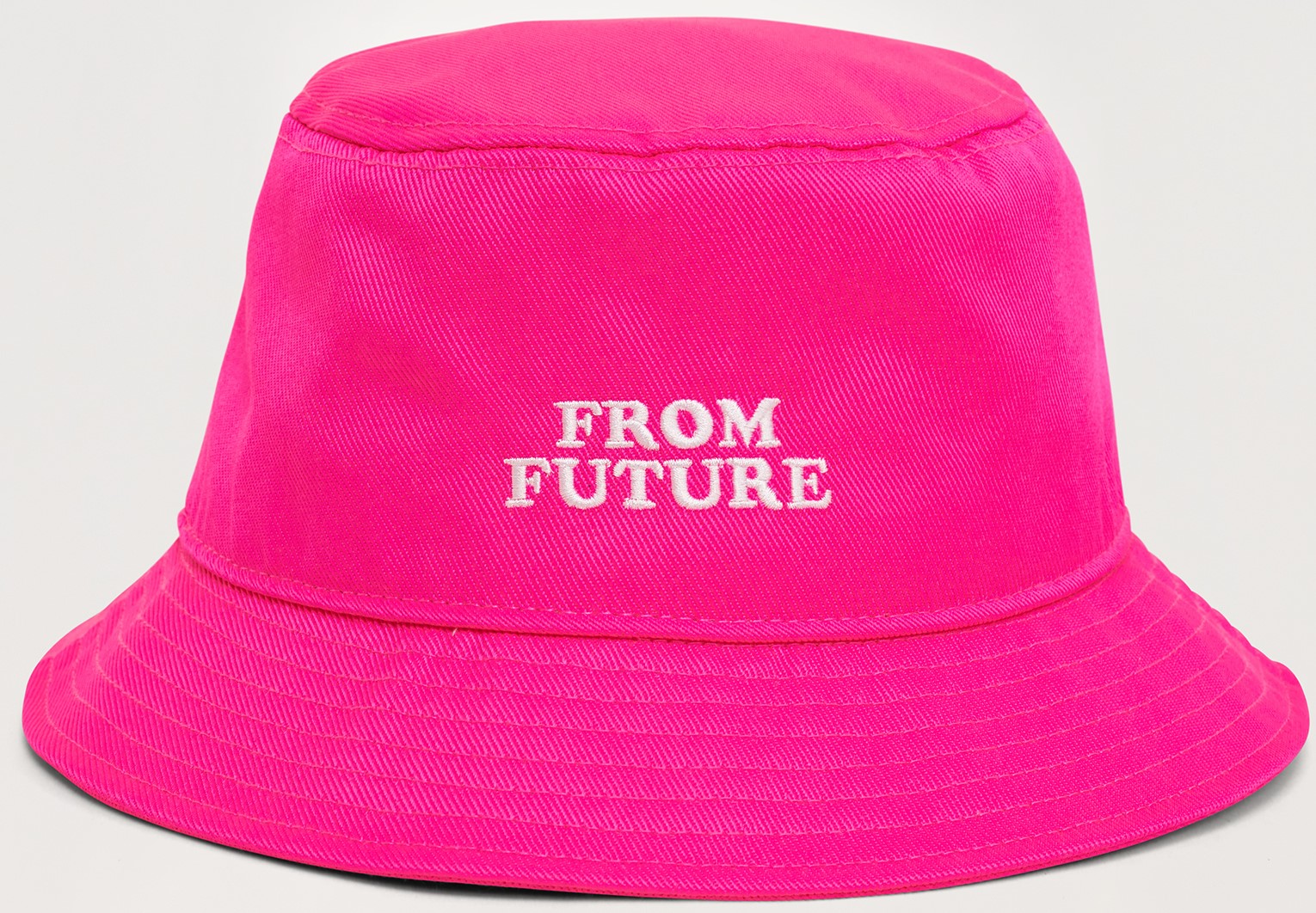 Bob à broderie - Neon Pink