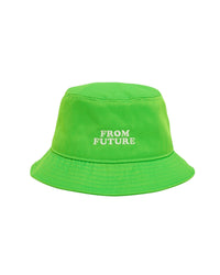 Bob à broderie - Neon Green