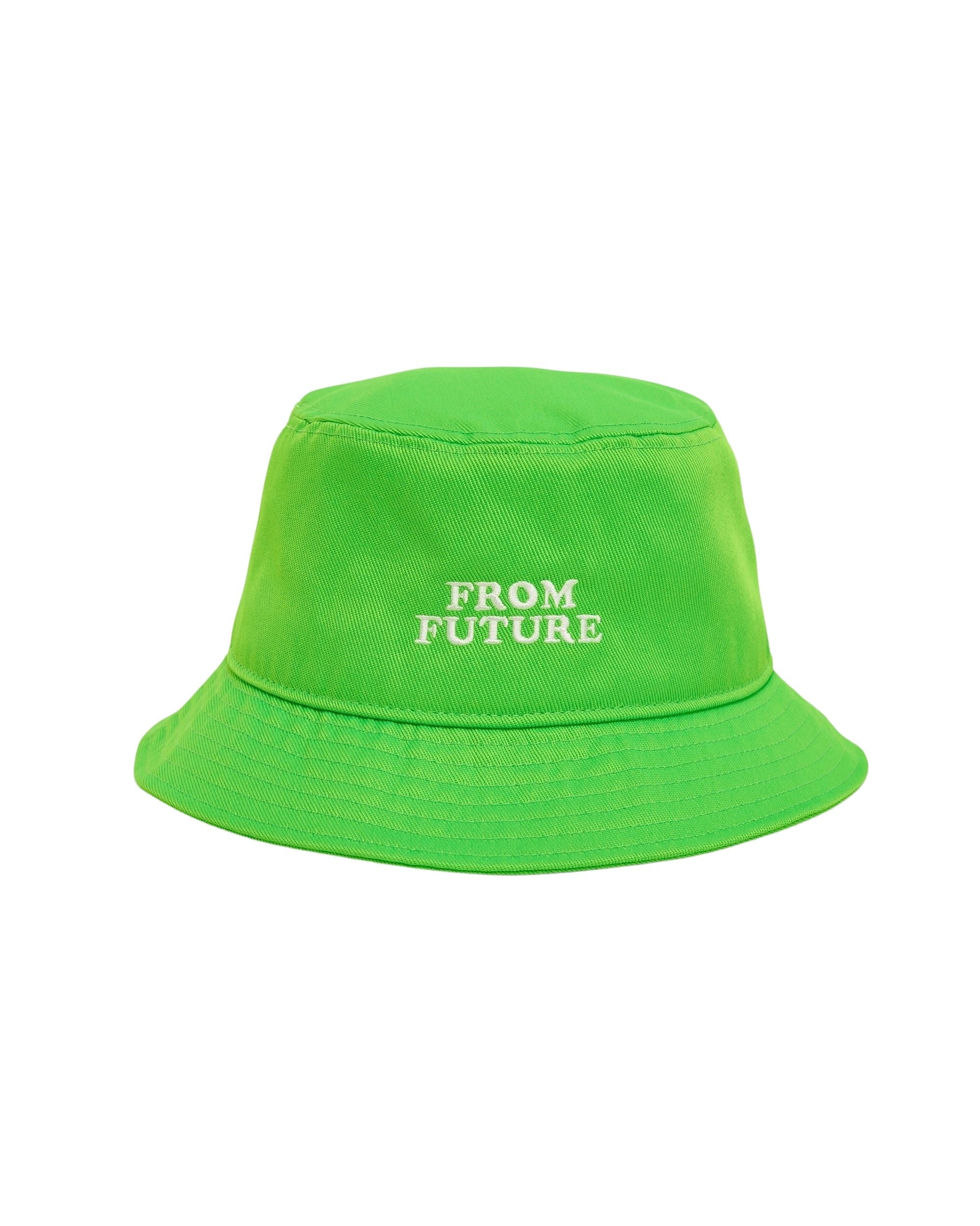 Bob à broderie - Neon Green