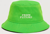 Bob à broderie - Neon Green