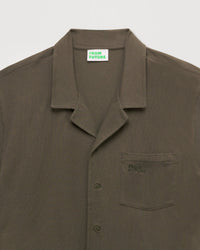 Chemise classique à manches courtes - Khaki