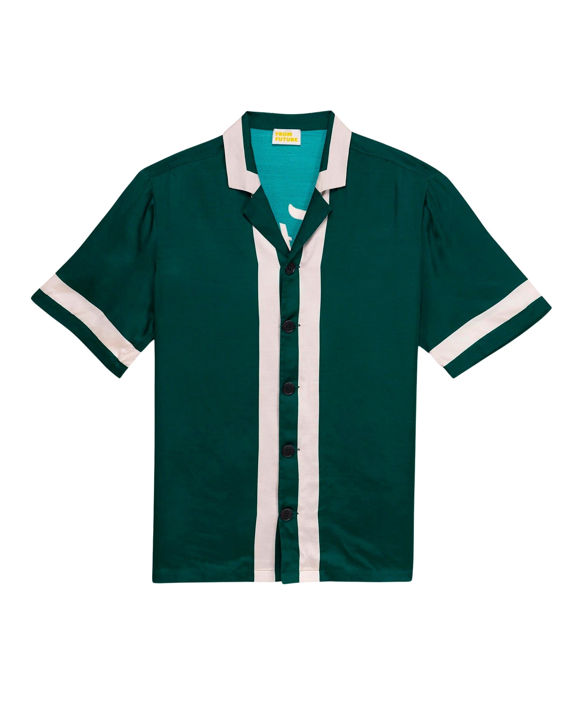 Chemise à manches courtes Future motel - Green