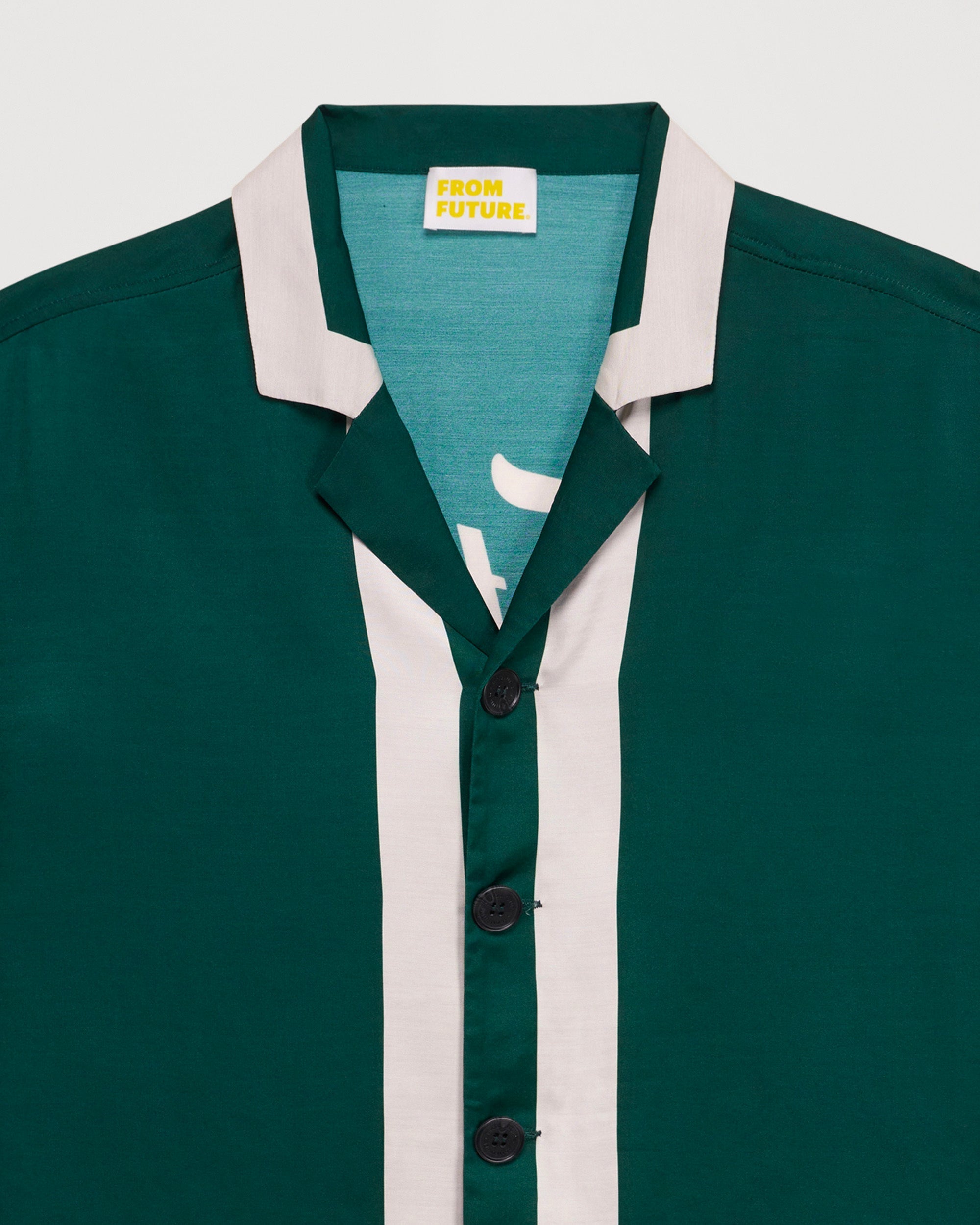 Chemise à manches courtes Future motel - Green