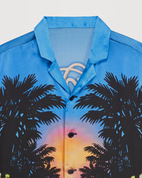 Chemise à manches courtes Fromfuture sunset en soie - Sunset Miami