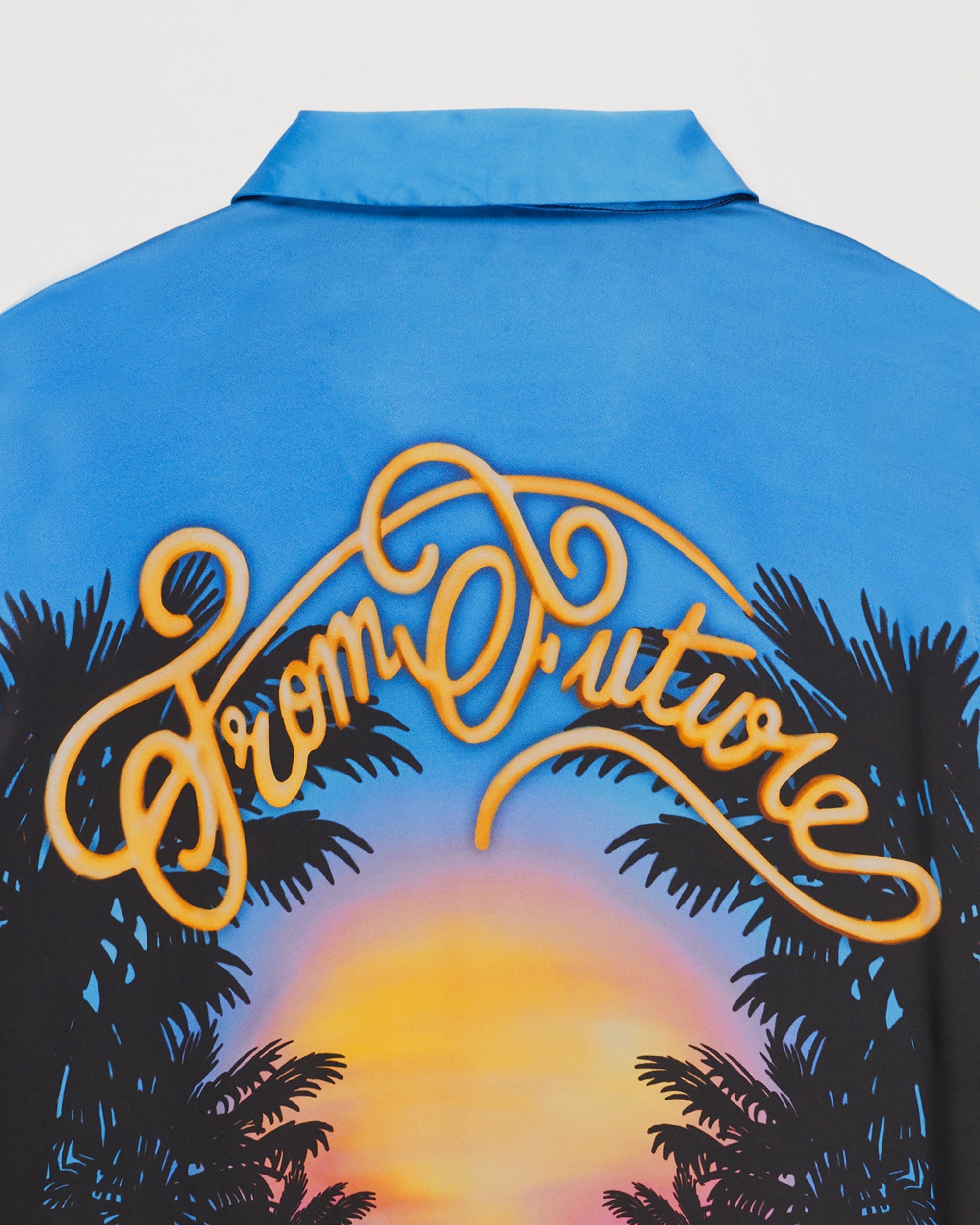 Chemise à manches courtes Fromfuture sunset en soie - Sunset Miami
