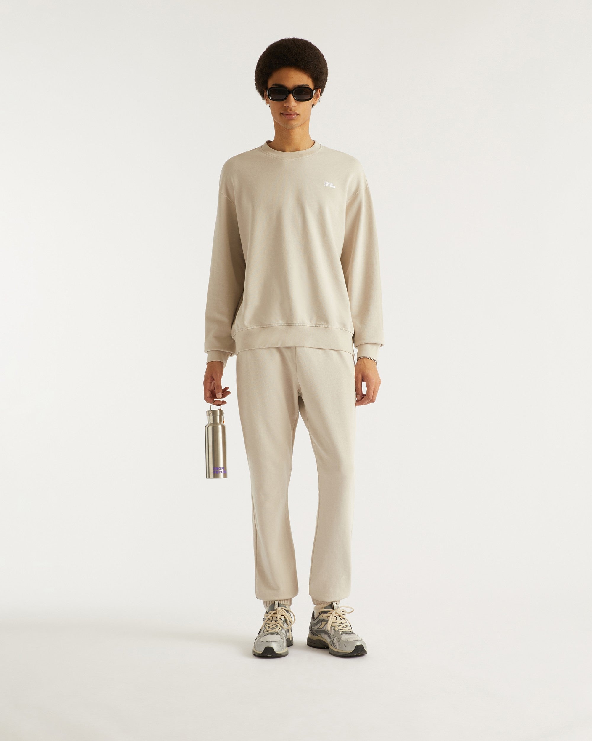 Pantalon de jogging droit classique - Pearl Grey