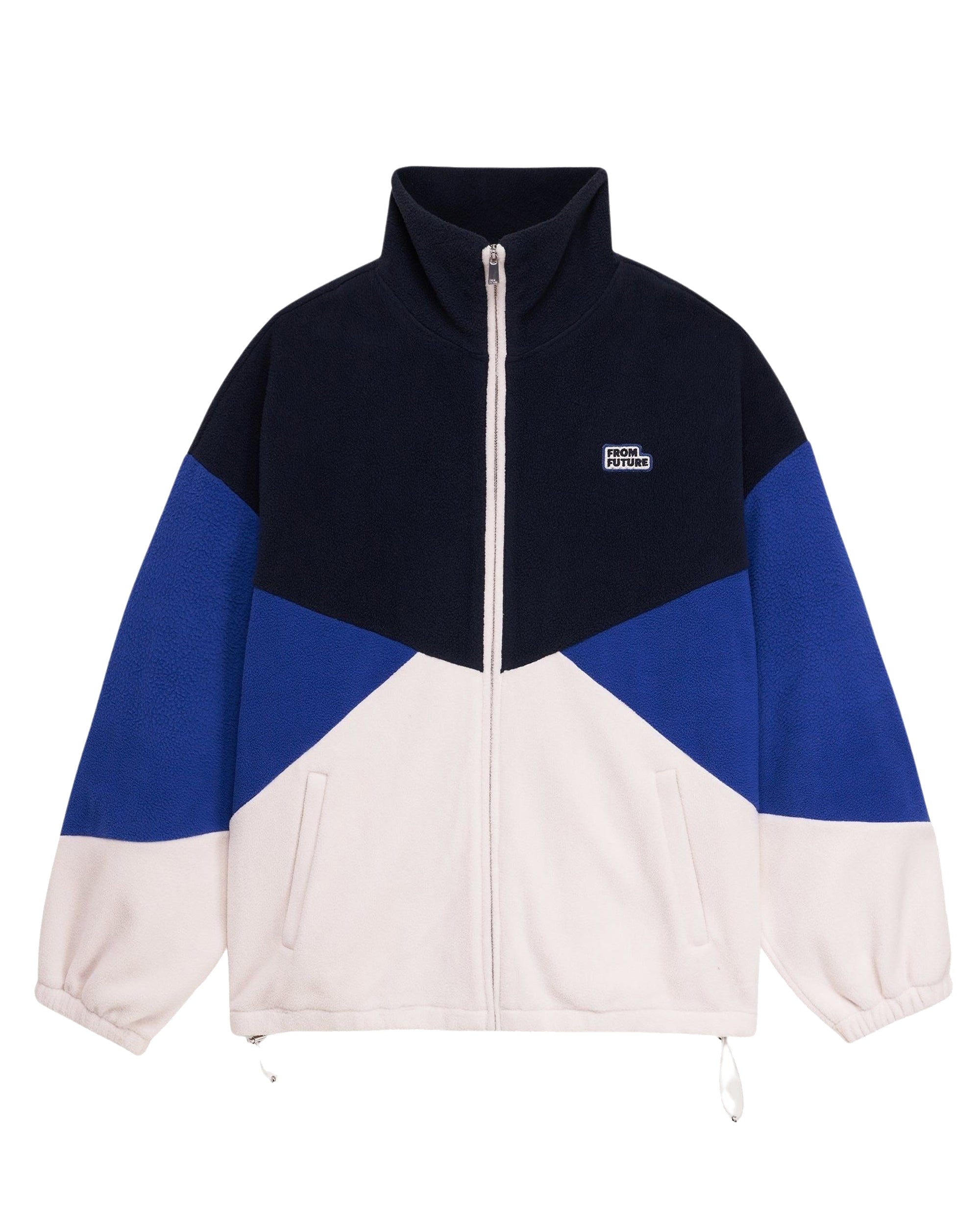 Veste polaire tricolore - Navy
