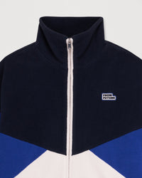 Veste polaire tricolore - Navy