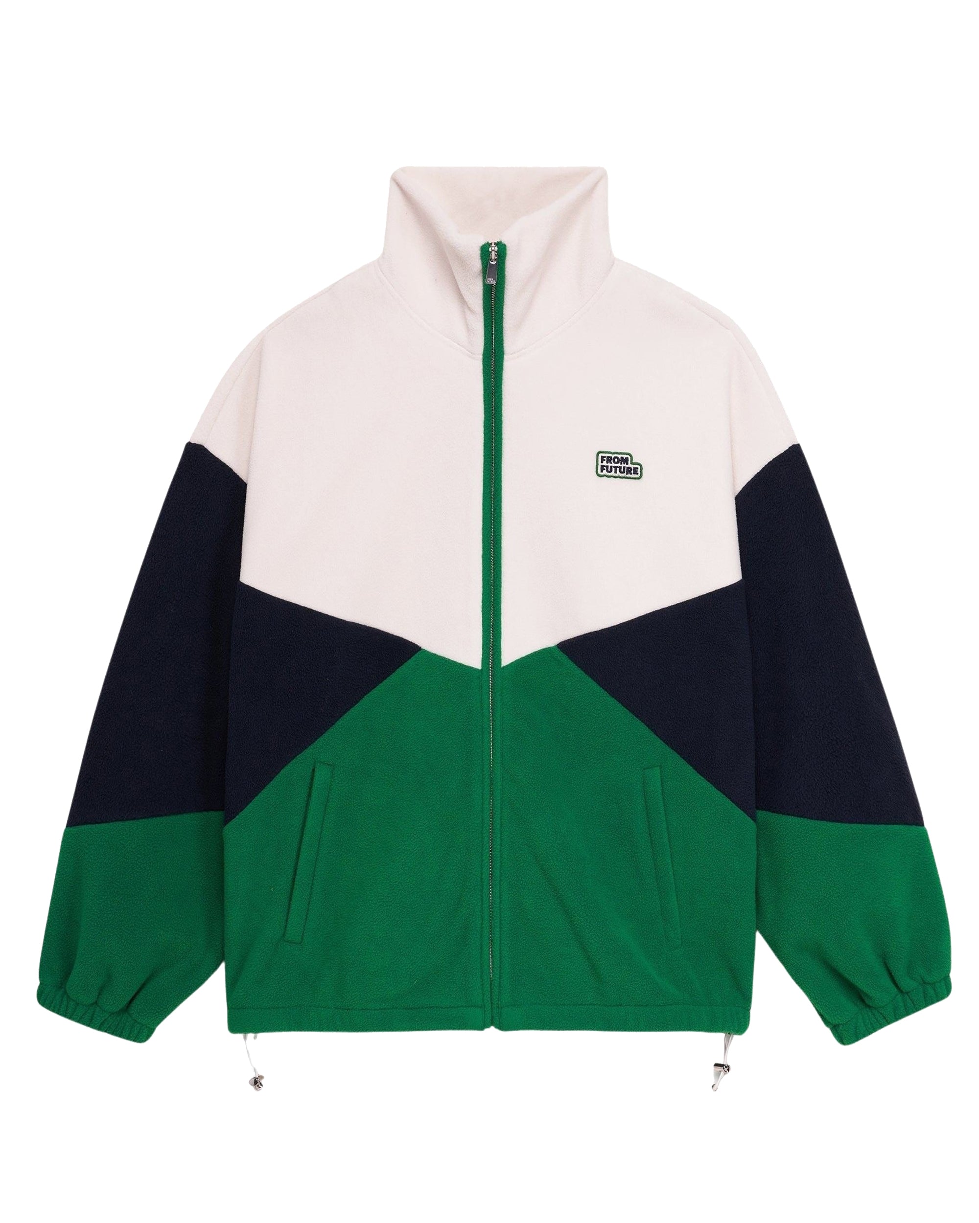 Veste polaire tricolore - Holiday Green