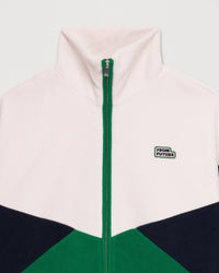Veste polaire tricolore - Holiday Green