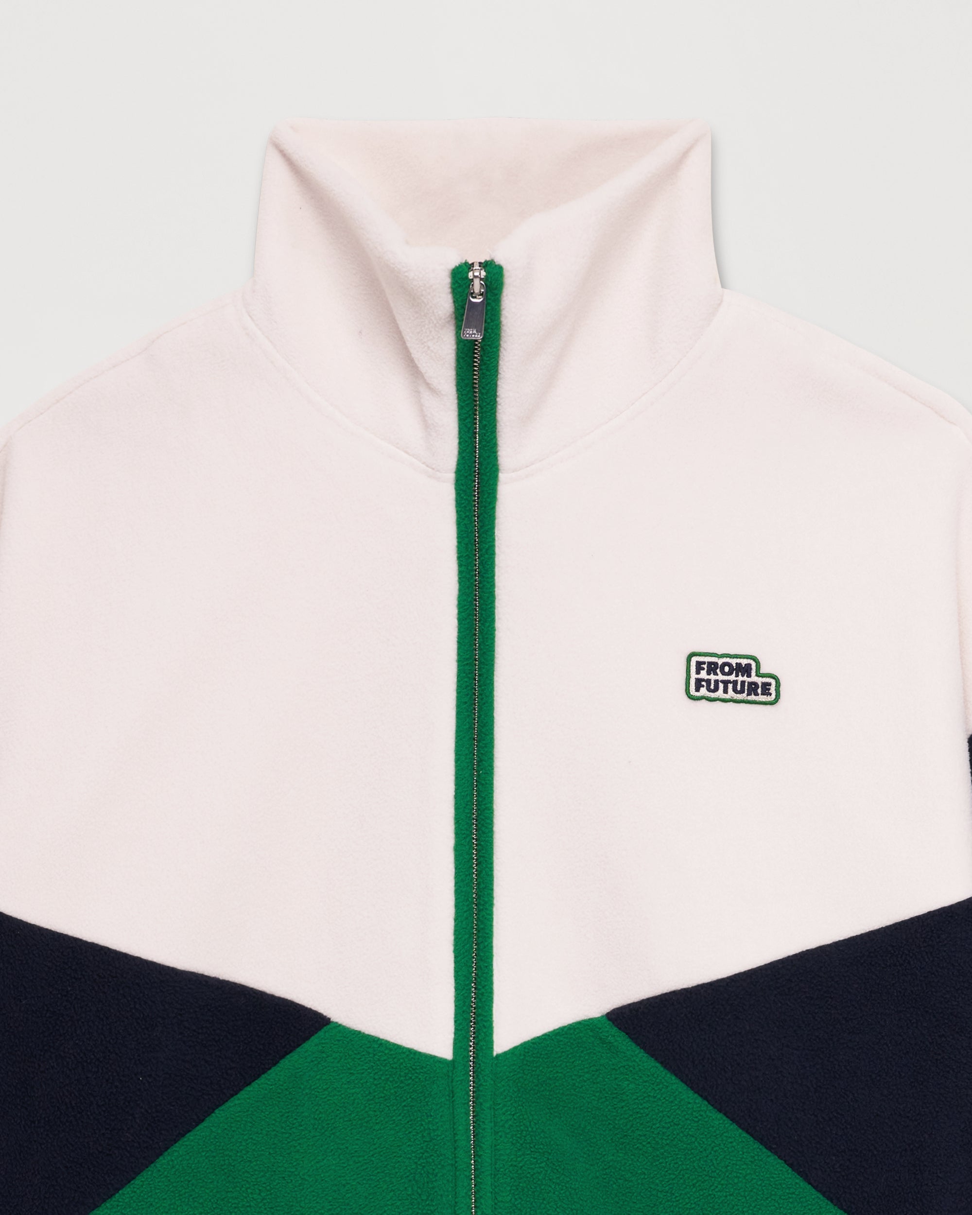 Veste polaire tricolore - Holiday Green