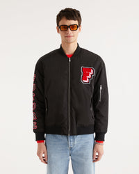Veste bombers multi poches - Black