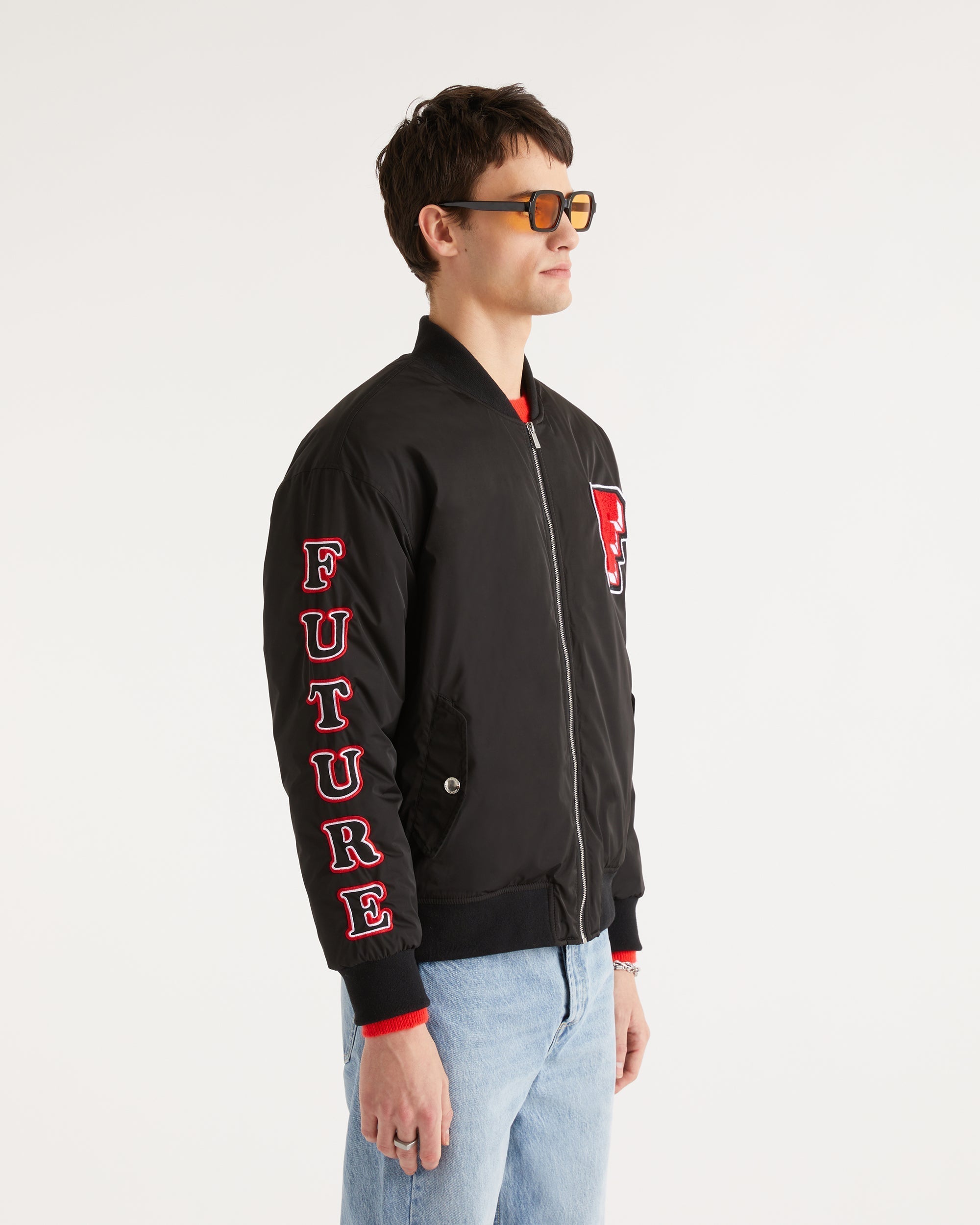 Veste bombers multi poches - Black