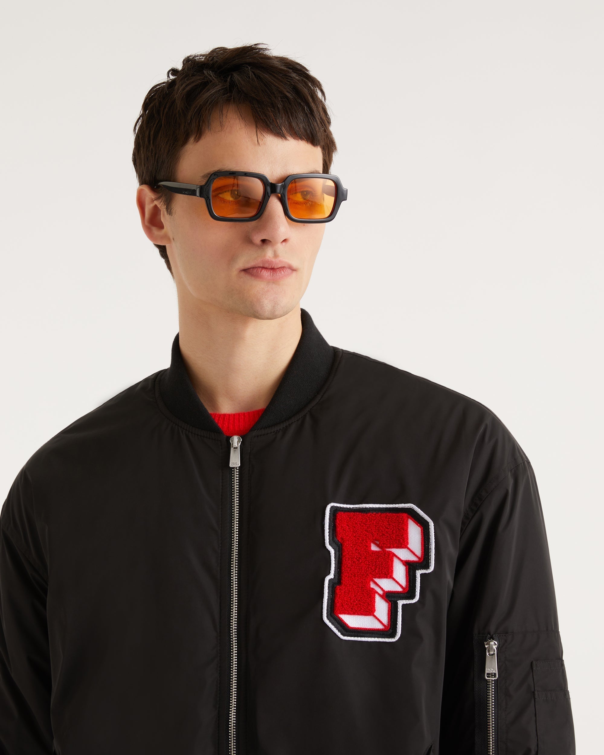 Veste bombers multi poches - Black