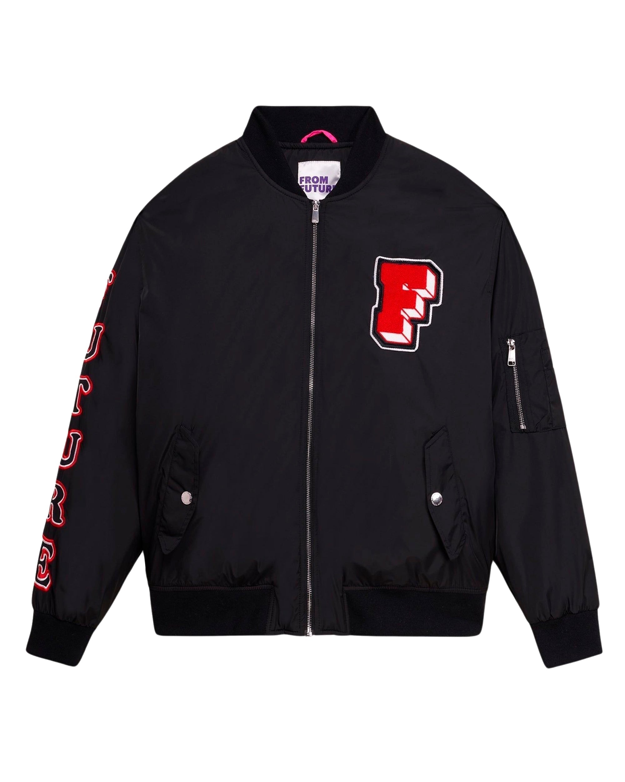 Veste bombers multi poches - Black