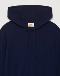 Hoodie classique en laine mérinos - Navy
