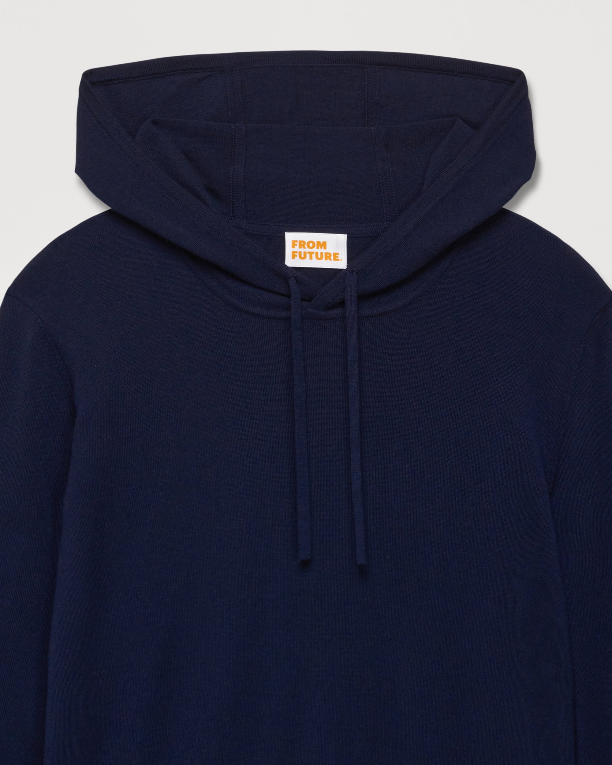 Hoodie classique en laine mérinos - Navy