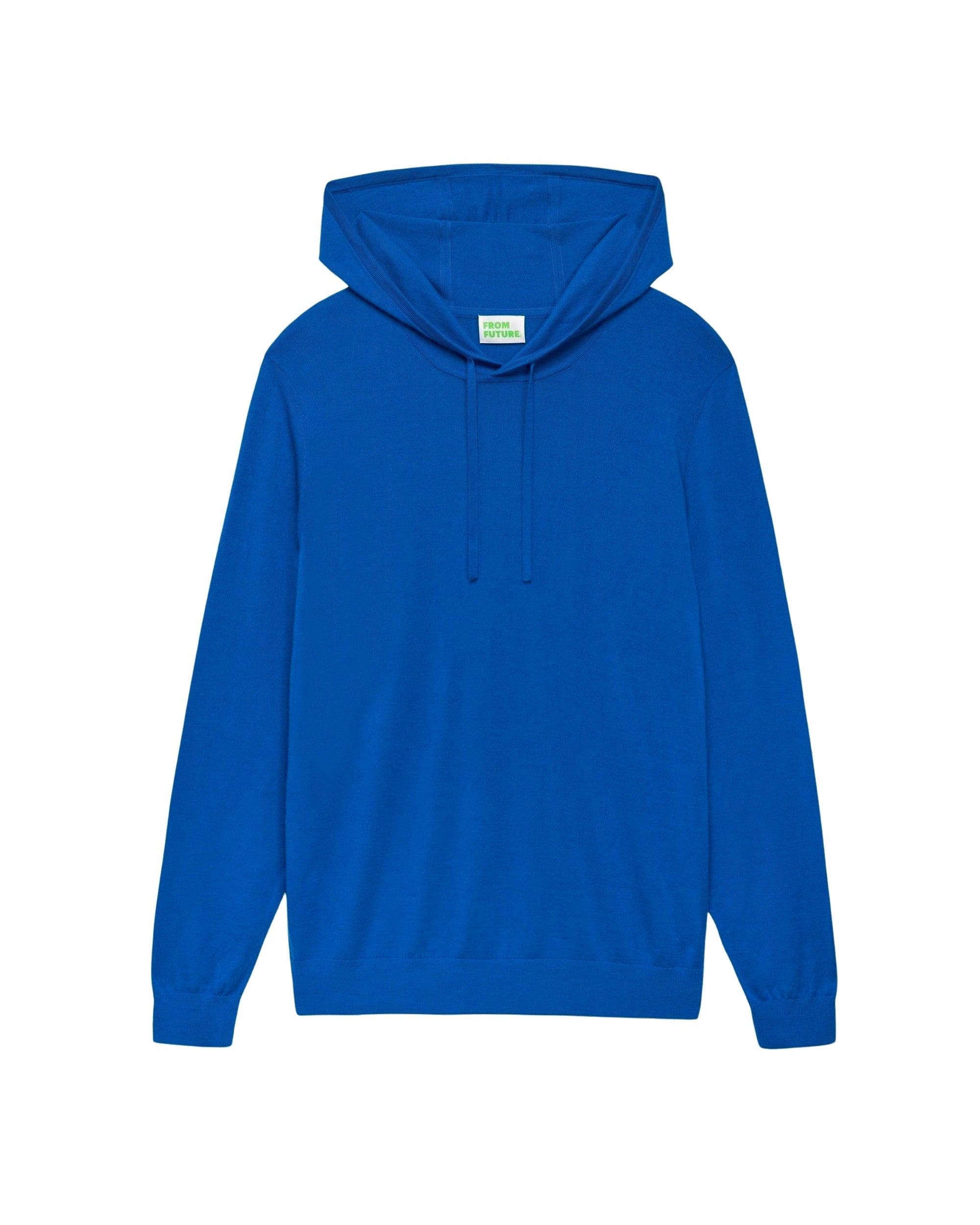 Hoodie classique en laine mérinos - Crazy Blue
