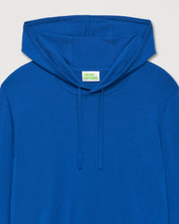 Hoodie classique en laine mérinos - Crazy Blue