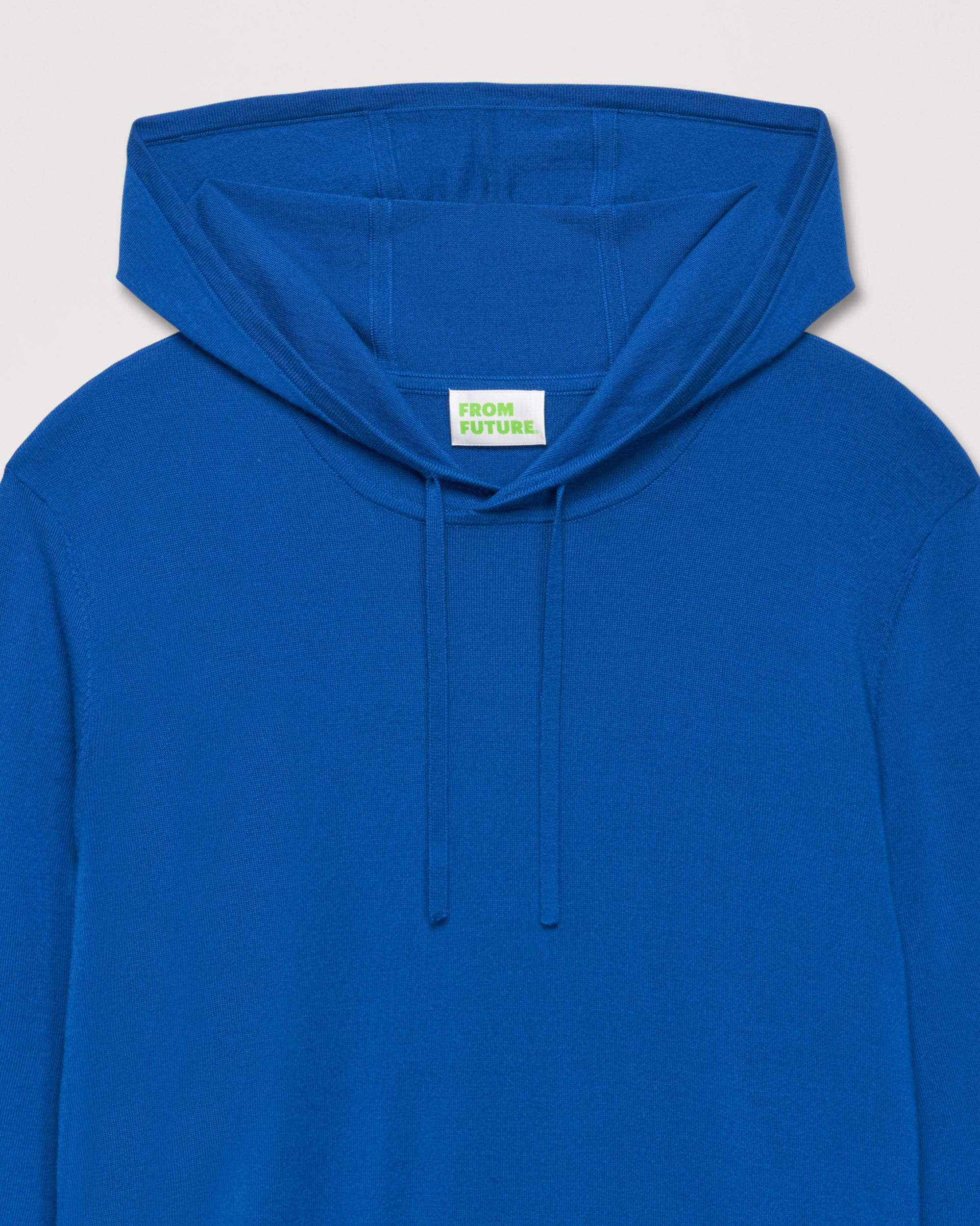 Hoodie classique en laine mérinos - Crazy Blue