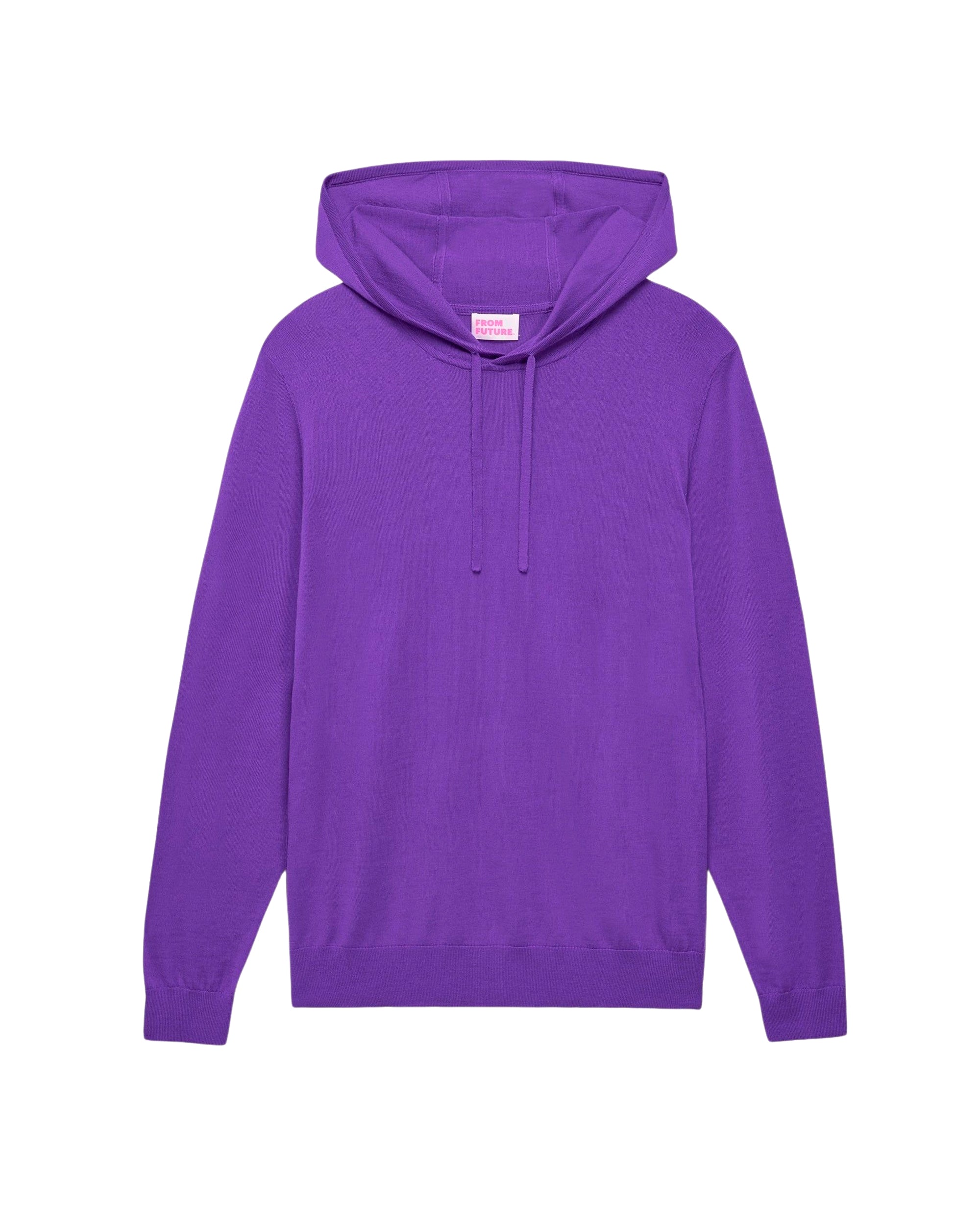Hoodie classique en laine mérinos - Neon Purple