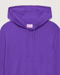 Hoodie classique en laine mérinos - Neon Purple