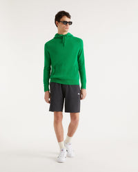 Hoodie Light classique à poche en cachemire - Summer Green