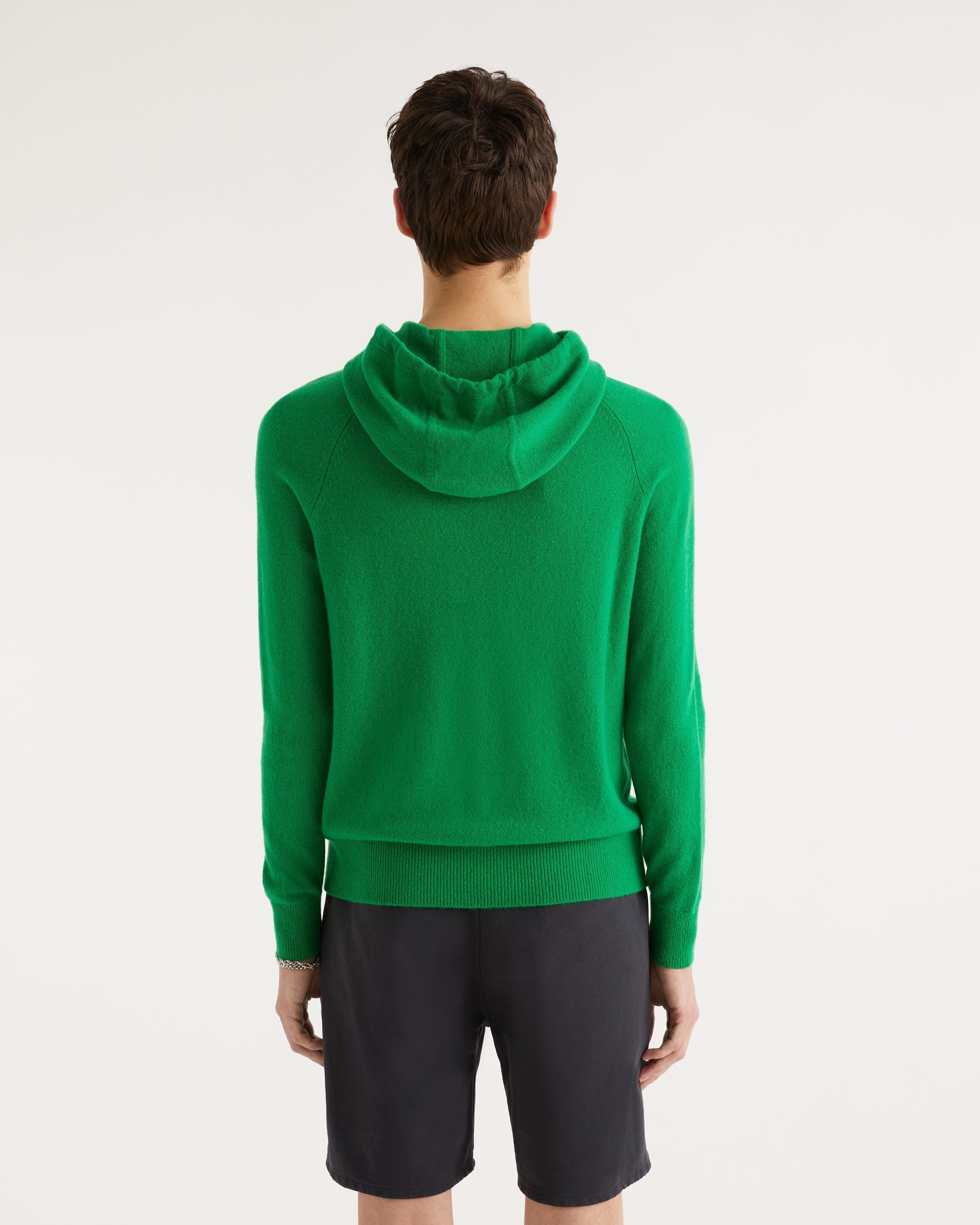 Hoodie Light classique à poche en cachemire - Summer Green