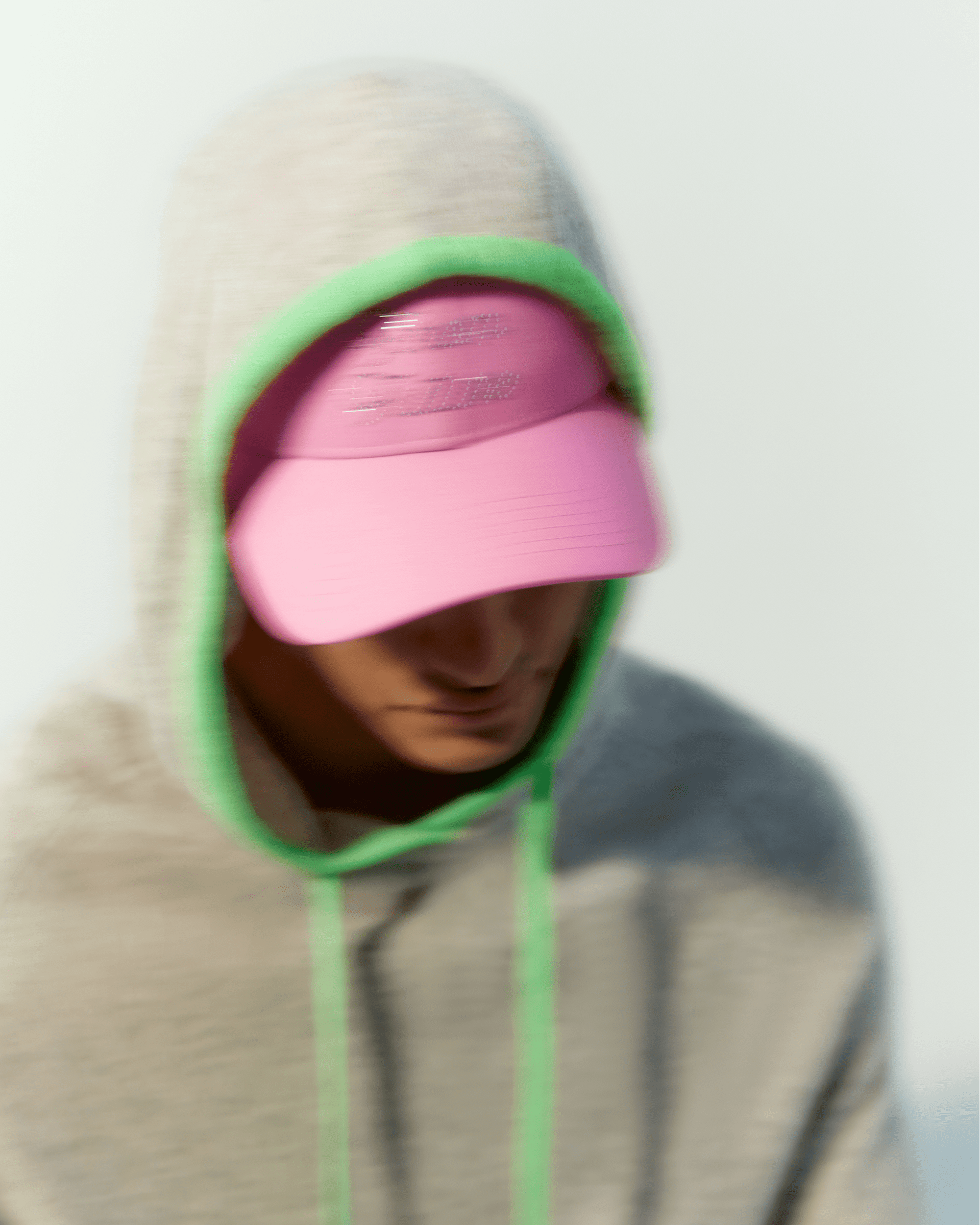 Casquette Future strass - Pink