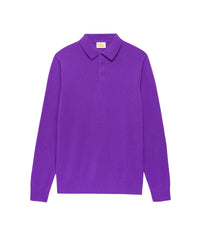 Pull polo en cachemire - Neon Purple