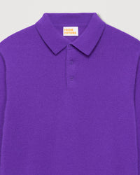 Pull polo en cachemire - Neon Purple