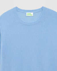 Pull classique Light en cachemire - Soft Blue