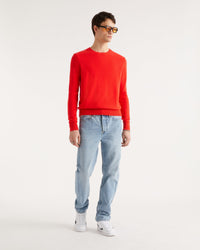 Pull classique Light en cachemire - Bright Red