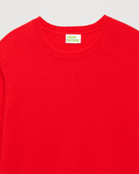 Pull classique Light en cachemire - Bright Red