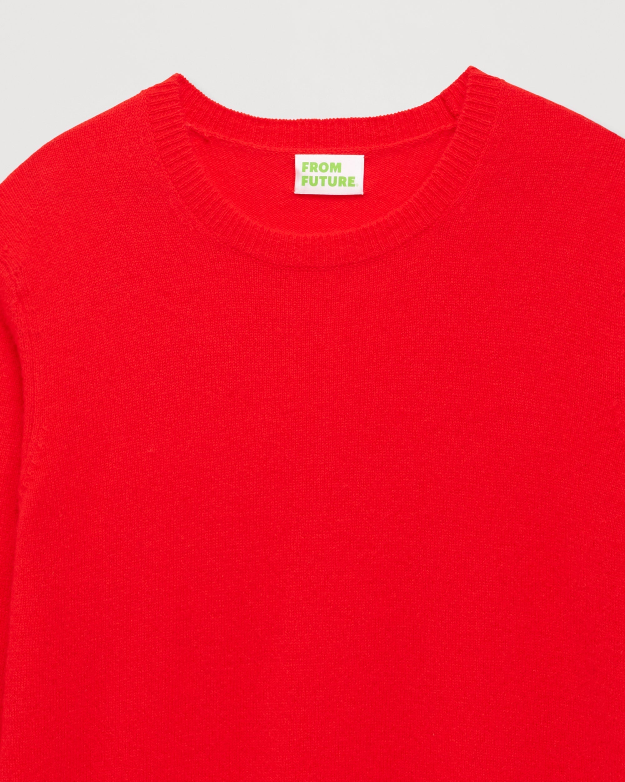 Pull classique Light en cachemire - Bright Red