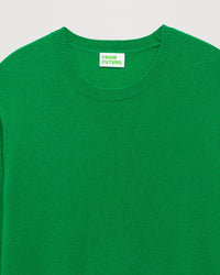 Pull classique Light en cachemire - Summer Green