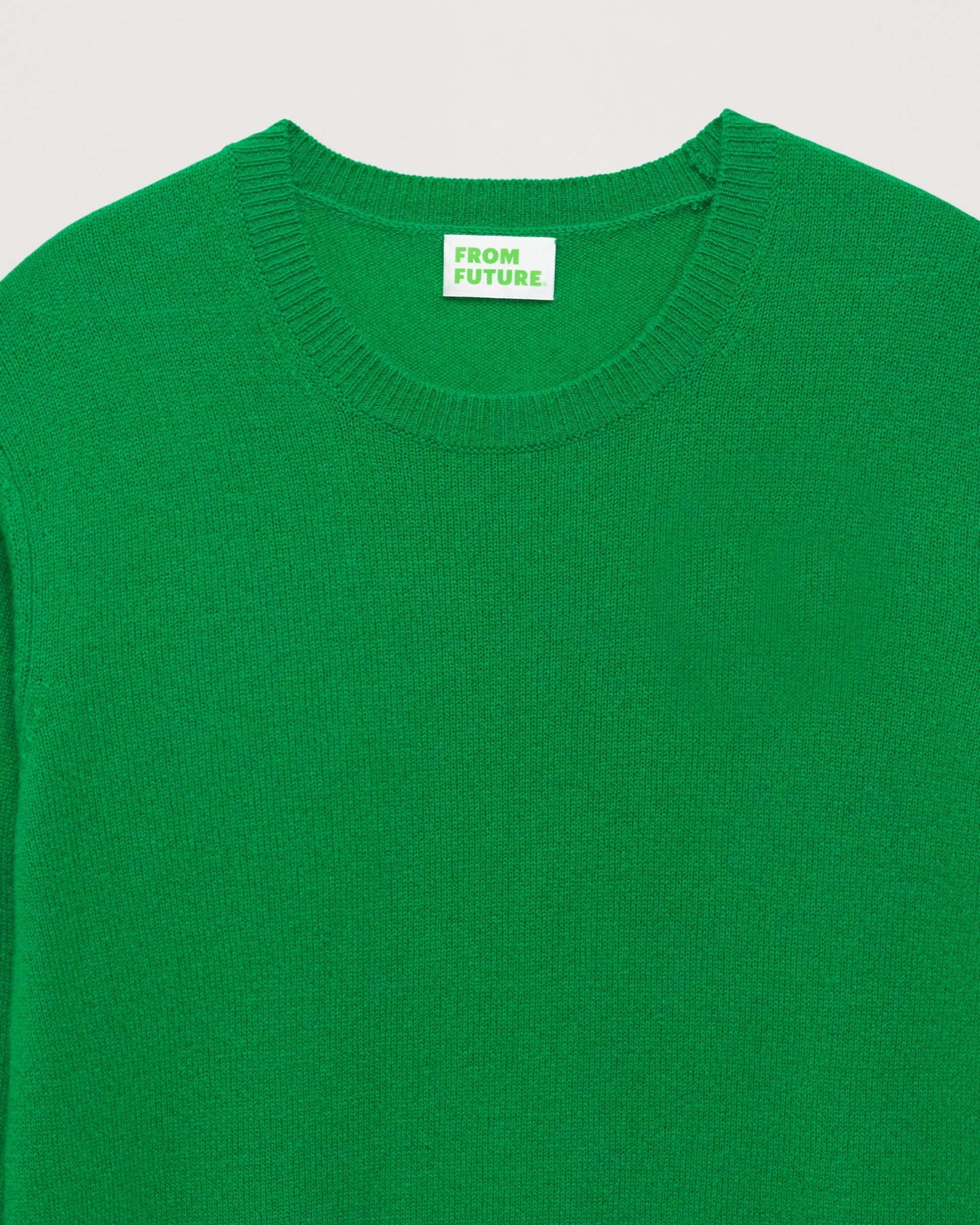Pull classique Light en cachemire - Summer Green
