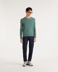 Pull classique Light en cachemire - Washed Green