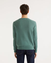 Pull classique Light en cachemire - Washed Green