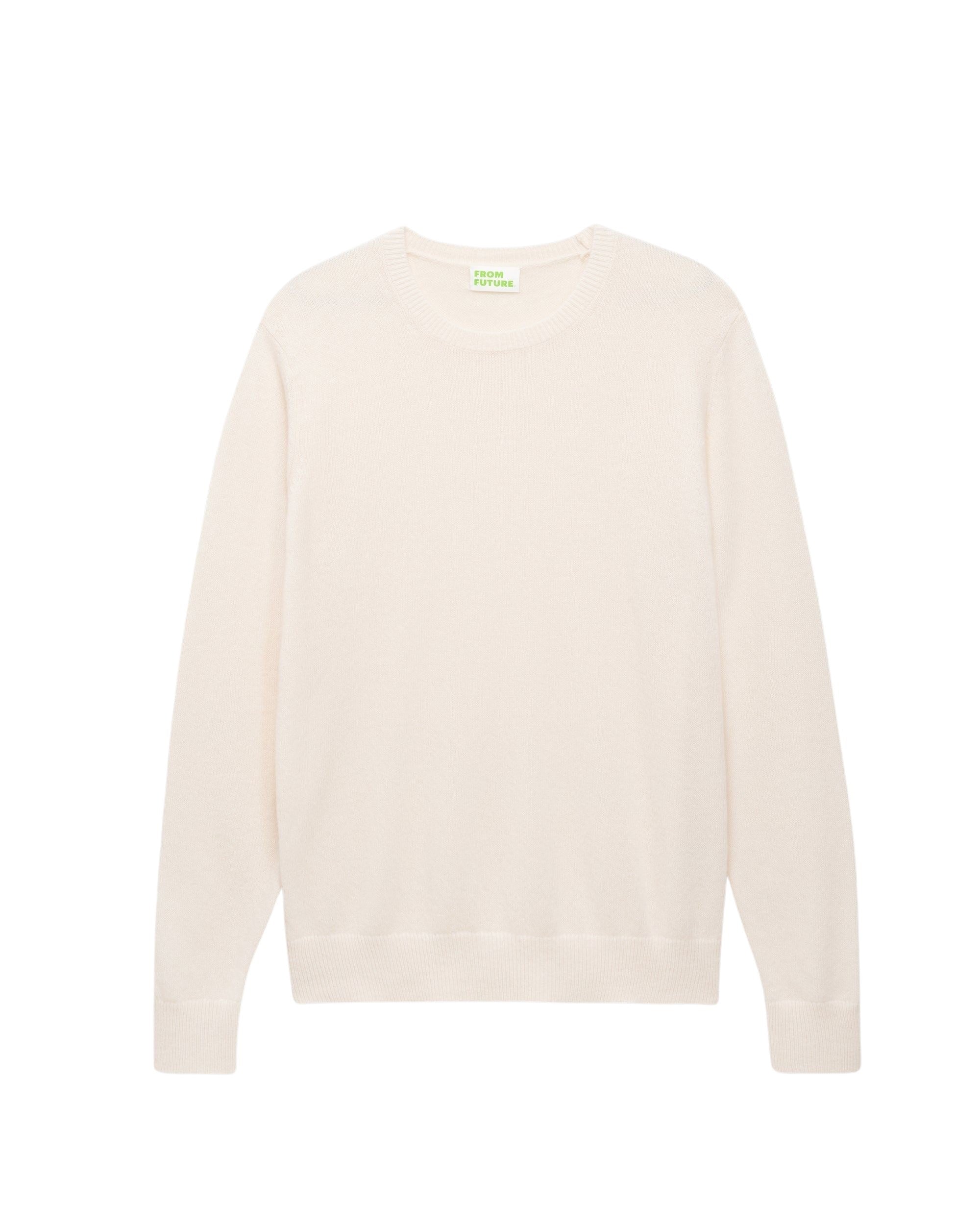 Pull classique Light en cachemire - Ecru